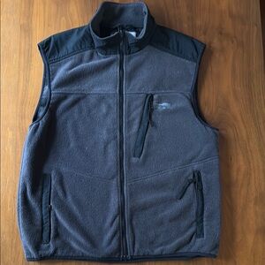 Men's Gray Fleece Vest